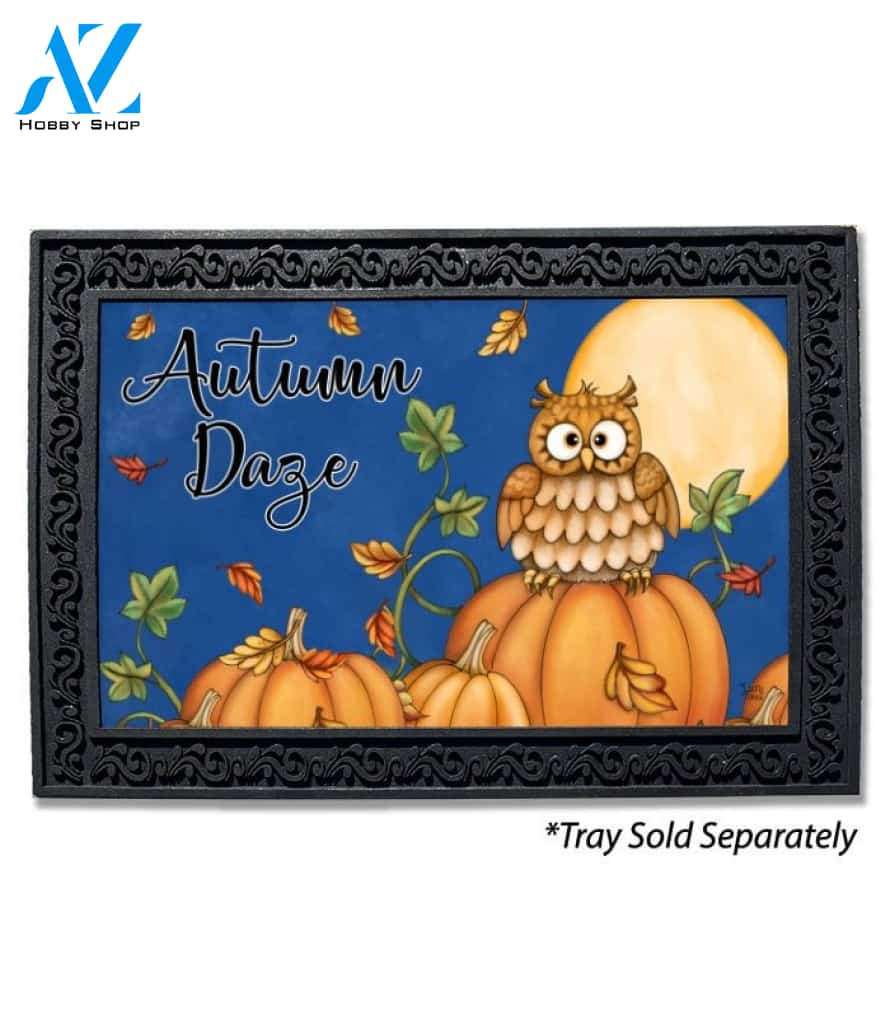 Autumn Daze Owl Doormat - 18" x 30"