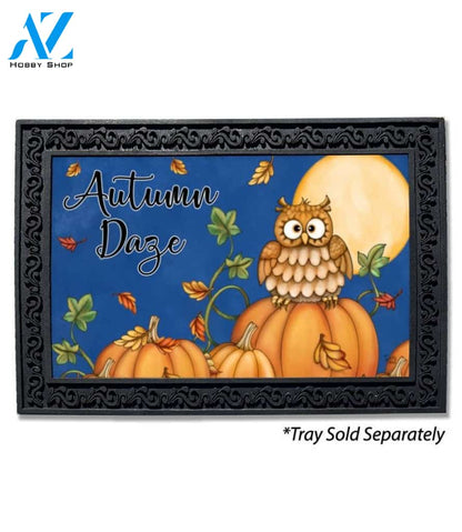 Autumn Daze Owl Doormat - 18" x 30"
