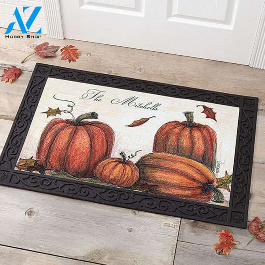 Autumn Pumpkin Patch CLP1110007D Doormat