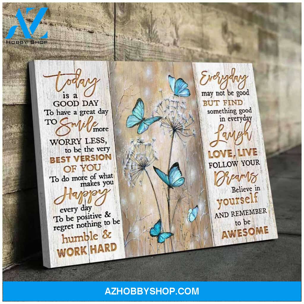 Awesome Butterfly Wall Art Canvas