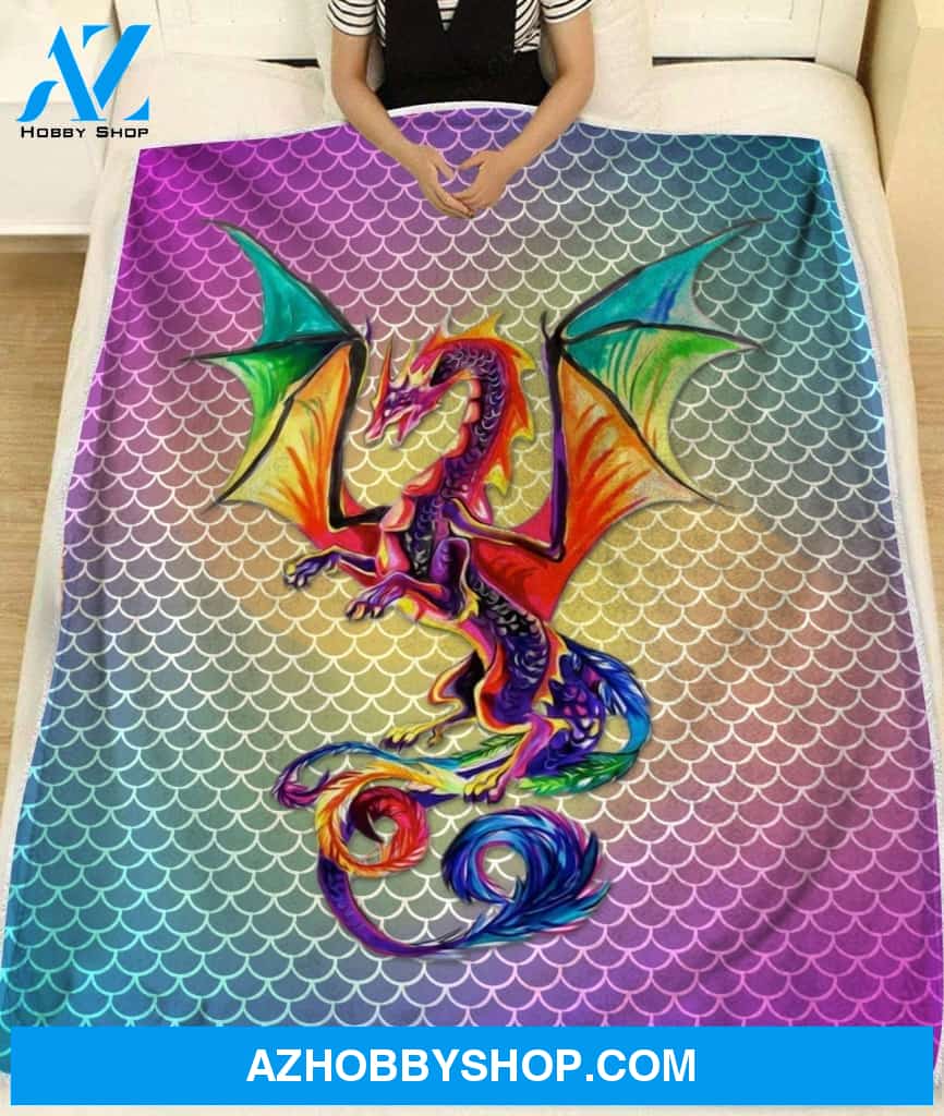 Awesome Dragon Fleece Blanket
