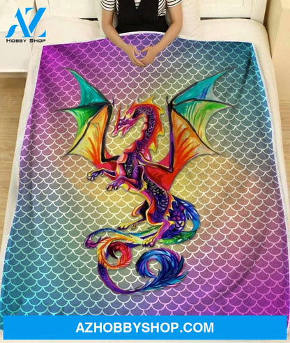 Awesome Dragon Fleece Blanket