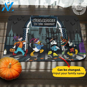 Awesome Halloween Personalized Doormat