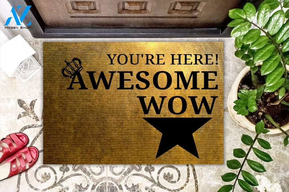 Awesome Wow Doormat | Welcome Mat | House Warming Gift