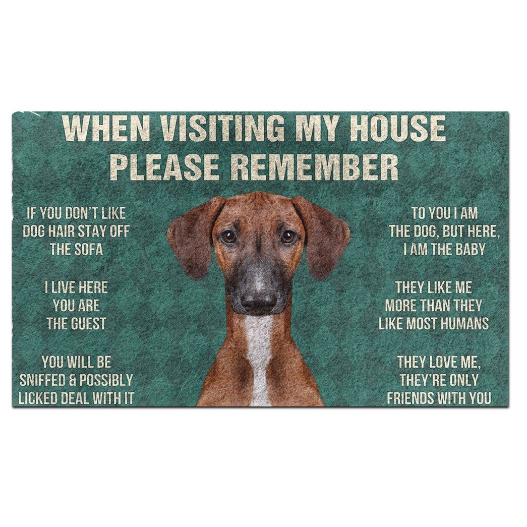 Azawakh's Rules Doormat