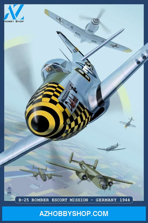 B-25 Bomber Escort Mission P-51 Mustang