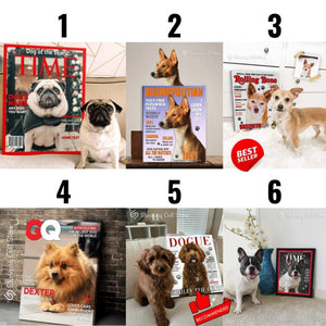 Pet Magazine, Custom Pet Funny, Dog Personalized Gifts For Dog Lovers