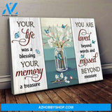 Baby flowers and butterflies - Heaven Landscape Canvas Prints - Wall Art