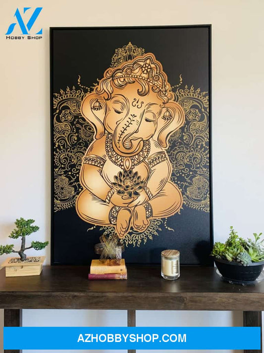 Baby Ganesh Canvas And Poster, Wall Decor Visual Art, Art Poster, My Poster Wall