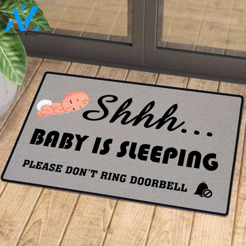 Baby Is Sleeping Doormat | Welcome Mat | House Warming Gift