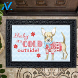 Baby It's Cold Outside Chihuahua Doormat - 18" x 30"