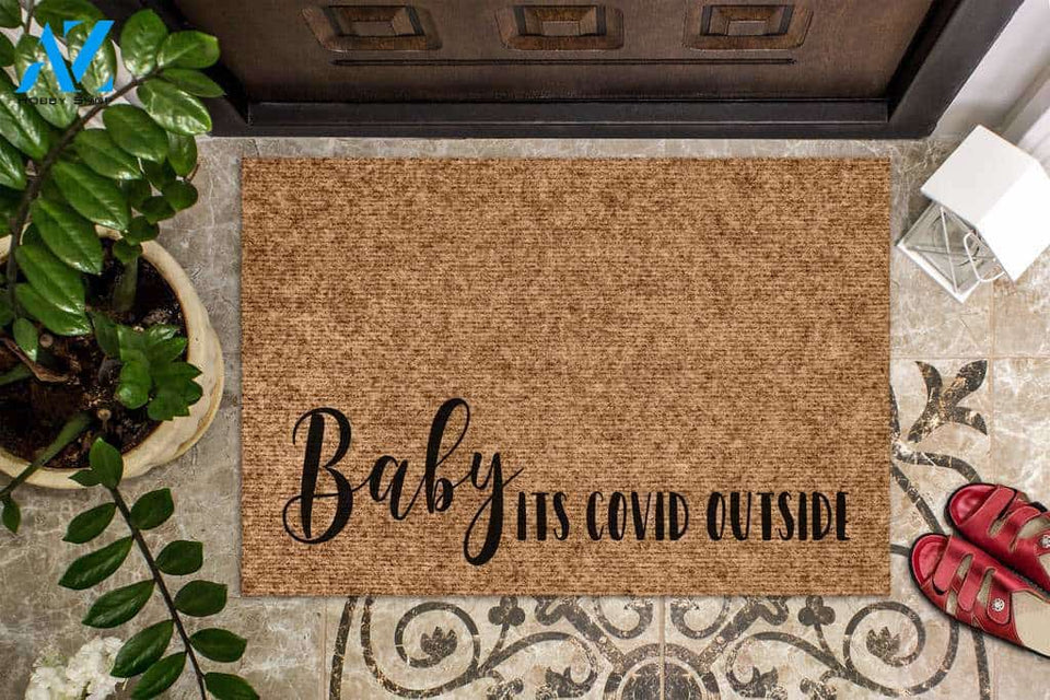 Baby Its Covid Outside Doormat | Welcome Mat | House Warming Gift