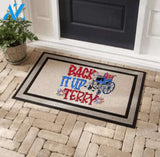 Back It Up Terry Fourth Of July Doormat Independence Day Summer Doormat Welcome Mat House Warming Gift Home Decor Funny Doormat Gift Idea