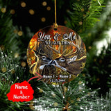 Custom Name You And Me We Got this Couple Deers Car Ornament