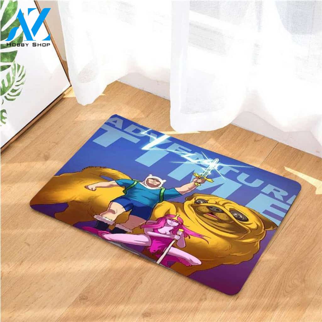 badass adventure time doormats