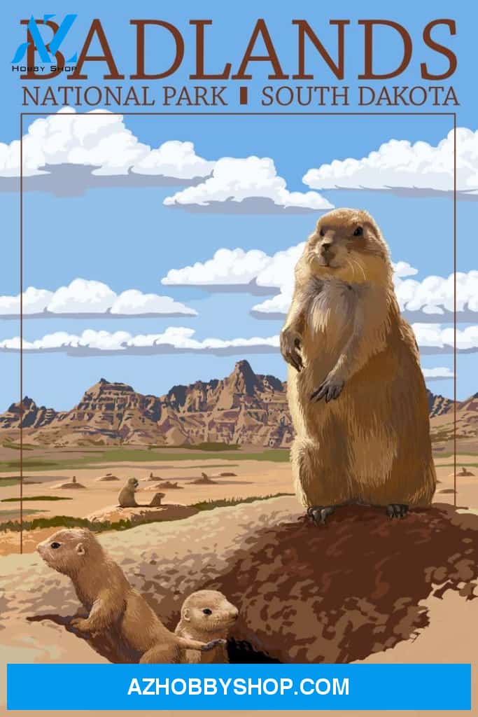 Badlands National Park South Dakota Prairie Dogs