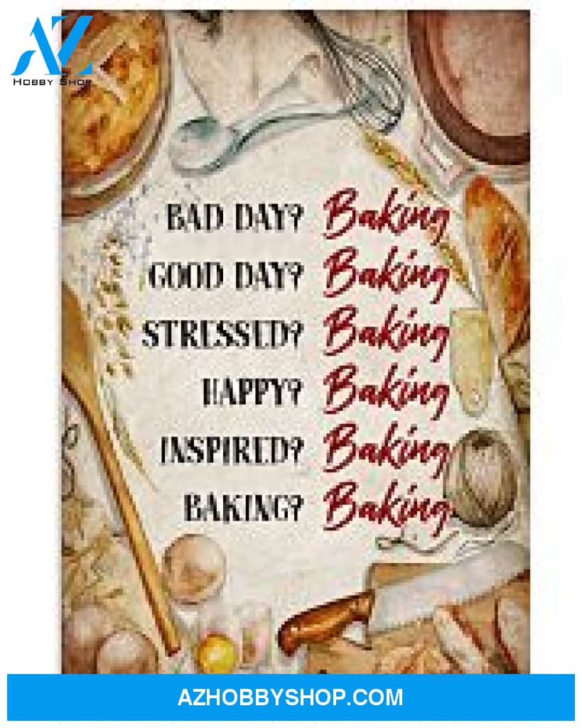 Baking Poster Basking Everyday Wall Decor