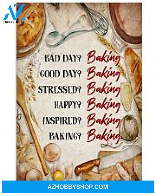 Baking Poster Basking Everyday Wall Decor
