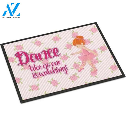 Ballet Dance Red Hair Doormat Welcome Mat House Warming Gift Home Decor Funny Doormat Gift Idea