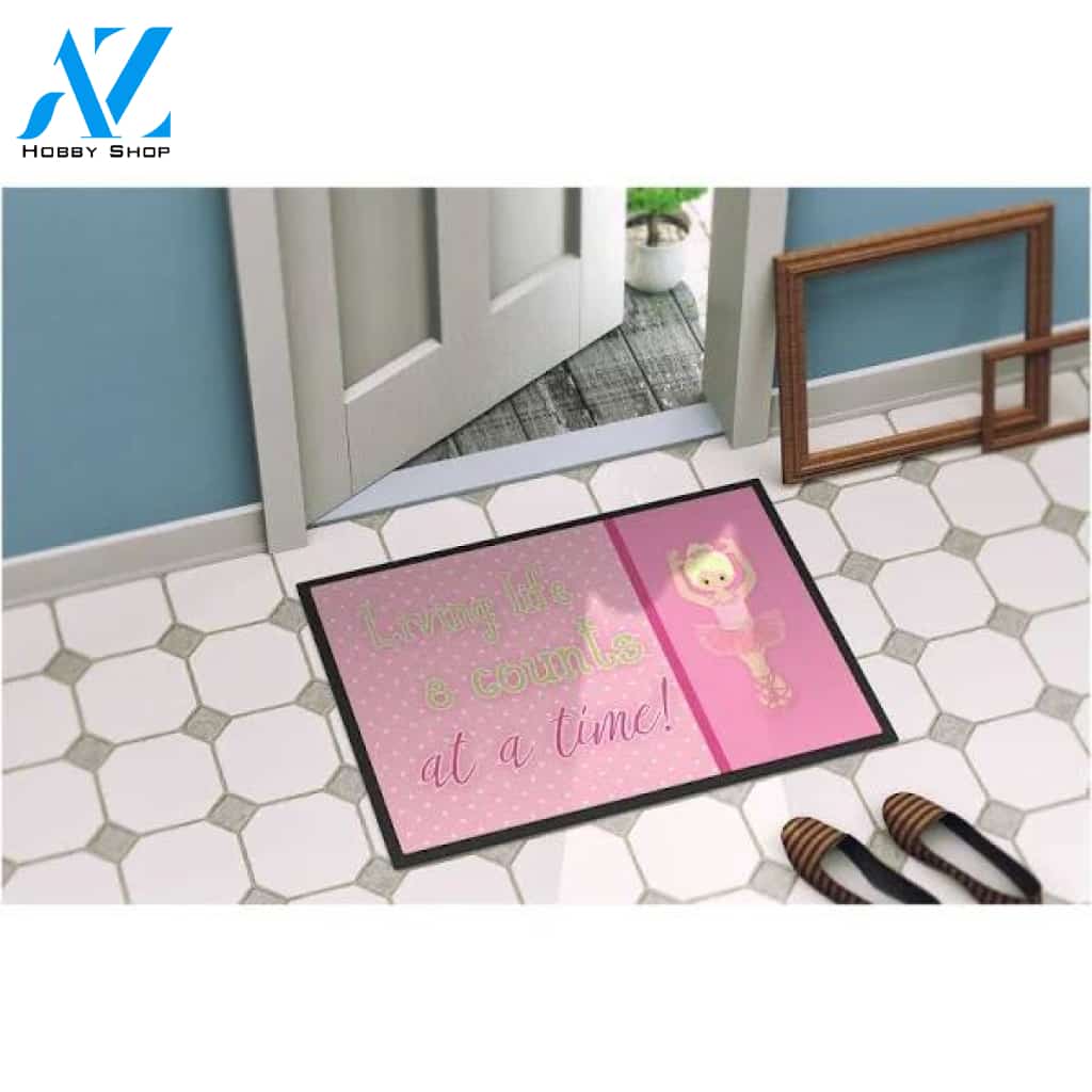 Ballet In 8 Counts Blonde Doormat Welcome Mat House Warming Gift Home Decor Funny Doormat Gift Idea