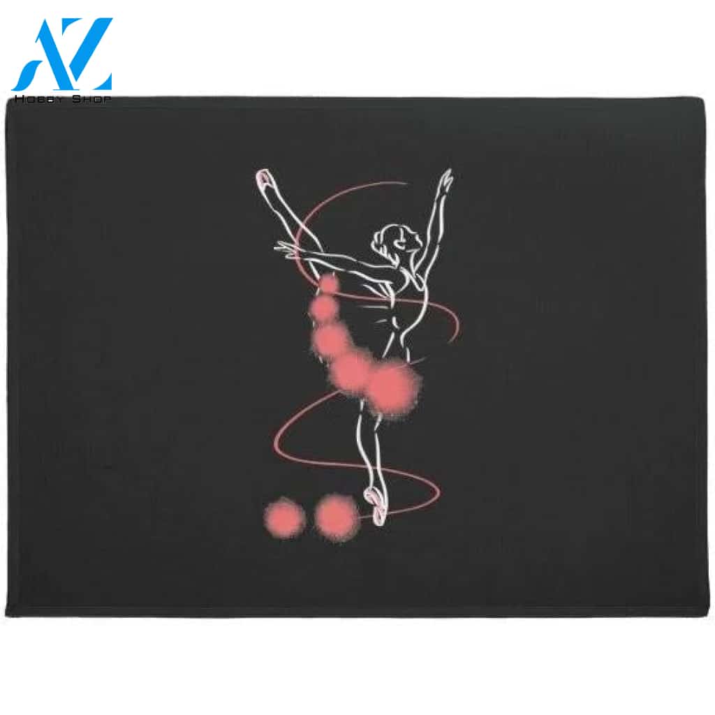 Ballet On Pointe Shoes And Sports Doormat Welcome Mat House Warming Gift Home Decor Funny Doormat Gift Idea