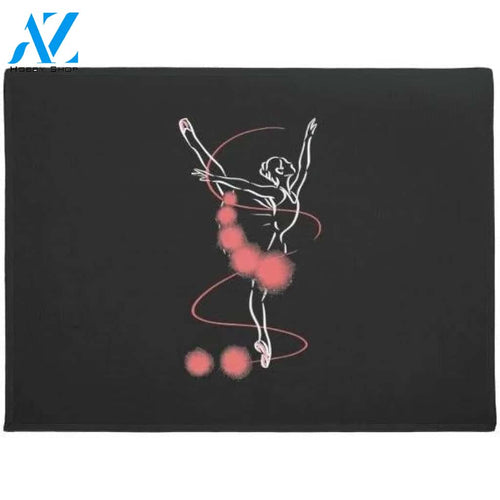 Ballet On Pointe Shoes And Sports Doormat Welcome Mat House Warming Gift Home Decor Funny Doormat Gift Idea