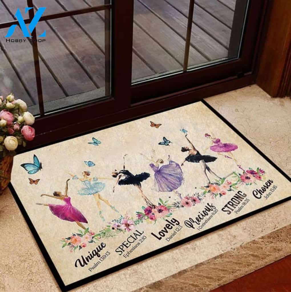Ballet Unique Special Ballet Dance Lovers Modern Doormat Welcome Mat House Warming Gift Home Decor Funny Doormat Gift Idea