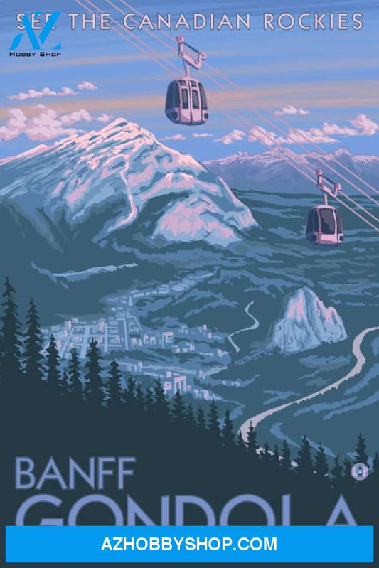 Banff Alberta Canada View Of Banff Gondola