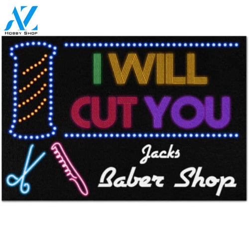 Barber I Will Cut You Doormat