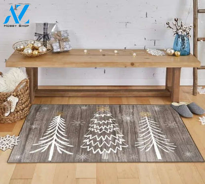 Barnwood Wonderland Driftwood Christmas Tree Doormat Indoor And Outdoor Mat Entrance Rug Sweet Home Decor Housewarming Gift Gift Friend Family Christmas Holiday