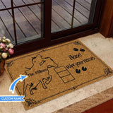 Barrel Racing Personalized Custom Name Doormat Welcome Mat