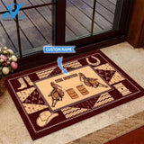 Barrel Racing Unique Pattern Custom Doormat | Welcome Mat | House Warming Gift