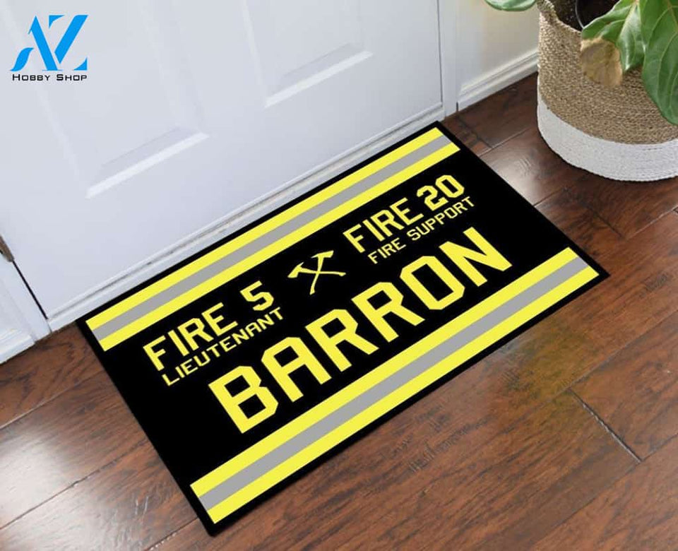BARRON Doormat 23.6" x 15.7" | Welcome Mat | House Warming Gift