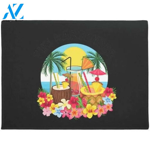 Bartender Tropical Drink Product Doormat Welcome Mat House Warming Gift Home Decor Funny Doormat Gift Idea