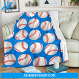 Baseball Blanket, Gift For Baseball Lovers - Softball Adult Kid Blanket, Baseball Gifts Her Him Birthday Gift Home Decor Bedding Couch Sofa Soft And Comfy Cozy