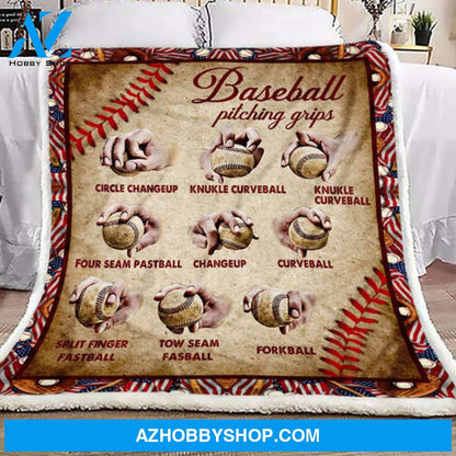 Baseball Blanket, Baseball Pitching Grips, Baseball Lovers