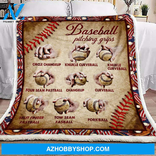 Baseball Blanket, Baseball Pitching Grips, Baseball Lovers