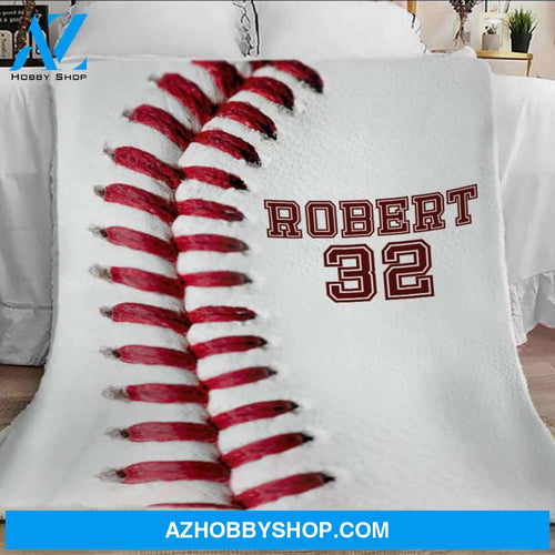 Baseball Blanket, Super Soft Weighted Blanket, Baseball Gifts, Fleece Blanket, Sherpa Blanket