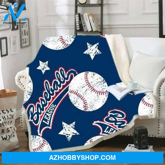 Baseball blankets & throws, White Baseball warm blanket, Baseball Team throw blanket for couch