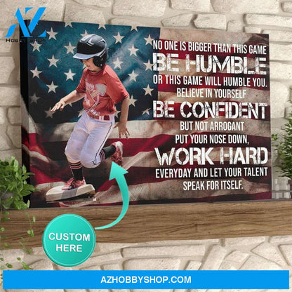 Baseball custom canvas prints With Your Photo