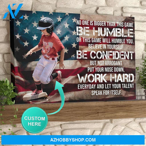Baseball custom canvas prints With Your Photo