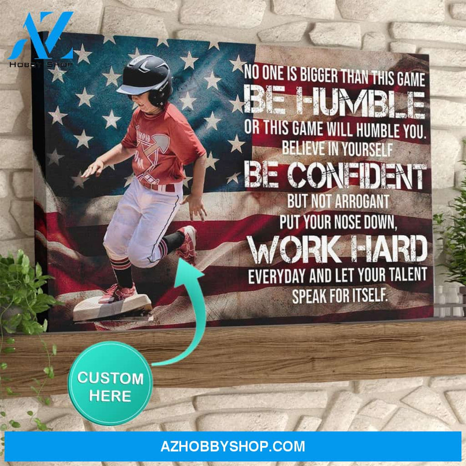 Baseball custom canvas prints With Your Photo
