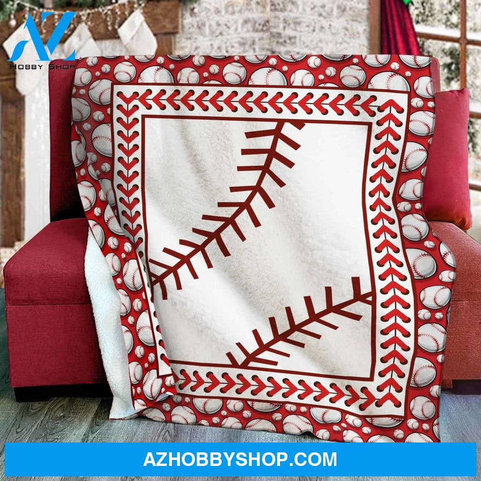 Baseball Fleece Blanket Gift For Baseball Lovers Birthday Gift Home Decor Bedding Couch Sofa Soft and Comfy Cozy