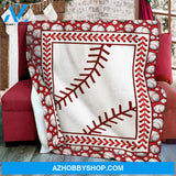 Baseball Fleece Blanket Gift For Baseball Lovers Birthday Gift Home Decor Bedding Couch Sofa Soft and Comfy Cozy