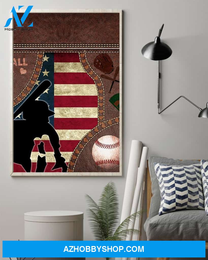 Baseball Love Of Mom Gift For You Canvas And Poster Wall Decor Visual Art