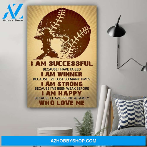 G- Baseball poster - I am successful becasuse I have failed