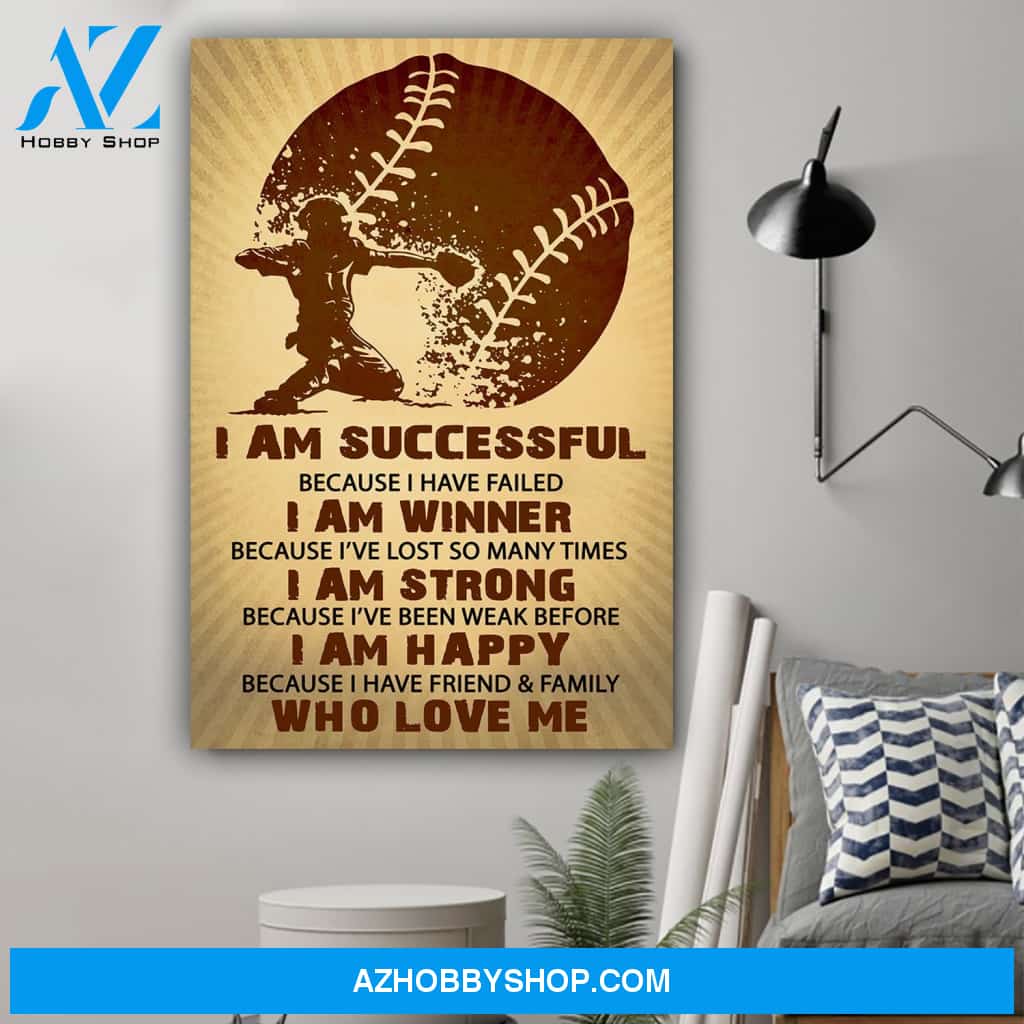 G- Baseball poster - I am successful becasuse I have failed