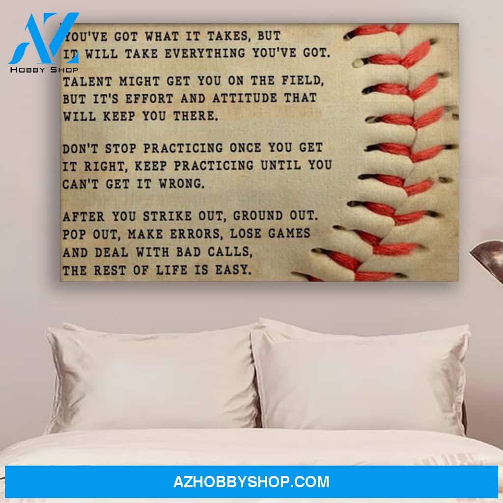 G-Baseball Poster - you've got what it takes