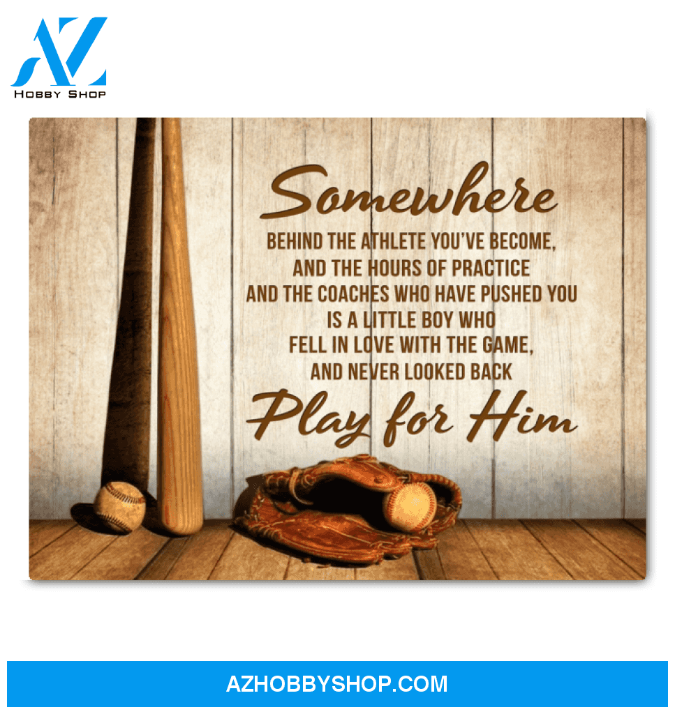 Baseball Somewhere Wall Art Canvas Prints, Wall Decor Visual Art
