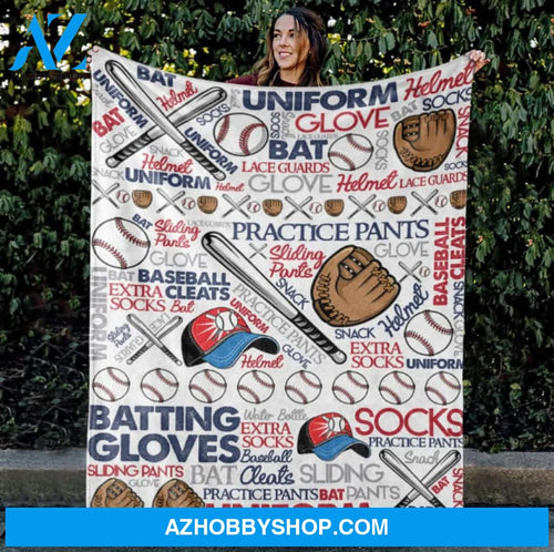 Baseball Uniform Fleece Blanket Gift For Baseball Lovers Gift For Family Birthday Gift Home Decor Bedding Couch Sofa Soft And Comfy Cozy